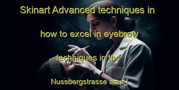 Skinart Advanced techniques in how to excel in eyebrow techniques in the Nussbergstrasse area | EyebrowTraining | EyebrowClasses | SkinartTraining-Switzerland